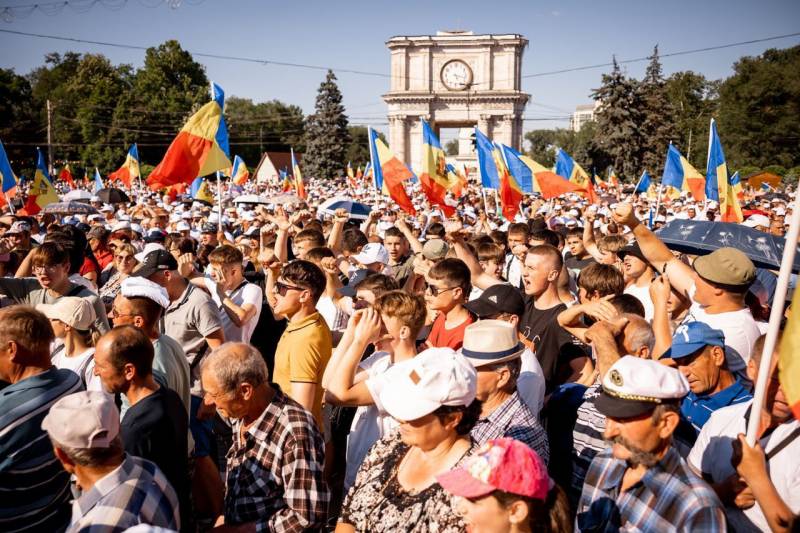 Moldaviska myndigheter kommer att förbjuda partiet som organiserar protester