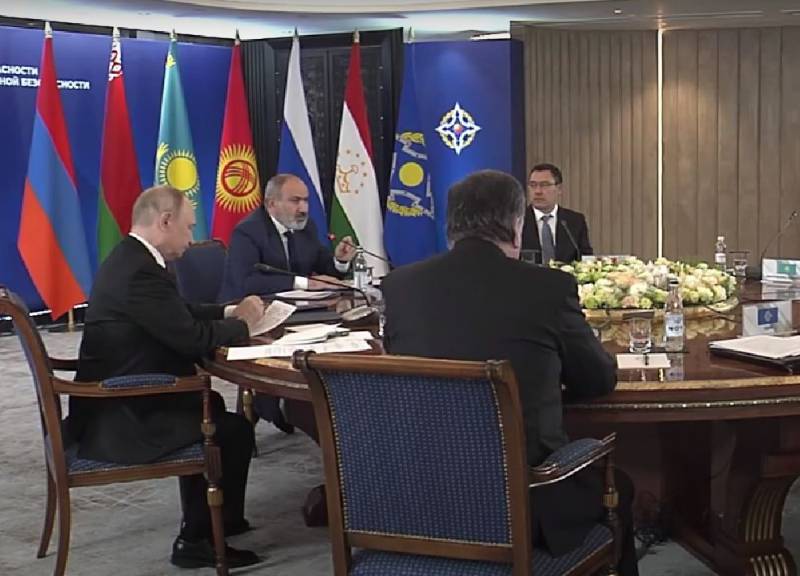 亚美尼亚总理指责集体安全条约组织没有对阿塞拜疆的行动作出回应