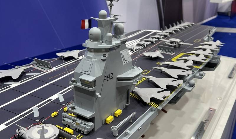 French developers refused to lighten the hull and began to book a promising aircraft carrier