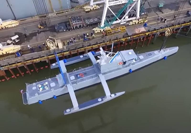 The US Navy resumed procedures to finance the development of unmanned surface ships
