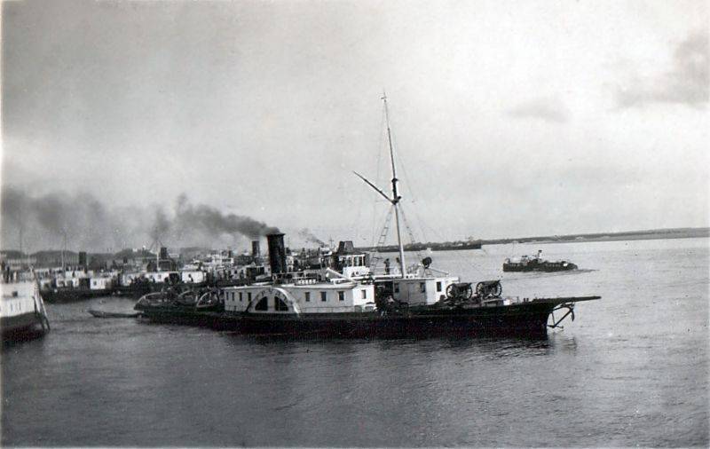Navios a vapor do Volga: na carruagem e nas batalhas no Civil
