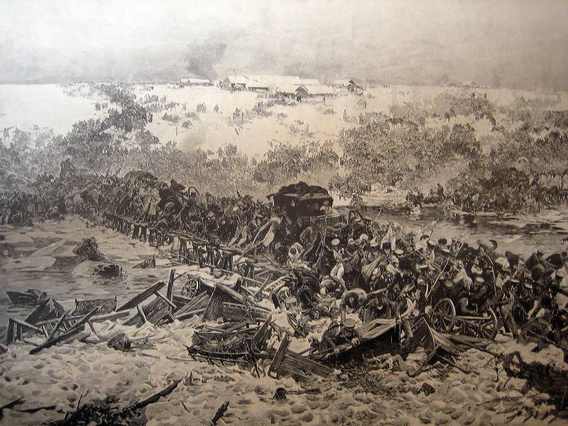 베레지나에서 나폴레옹의 위대한 군대의 죽음