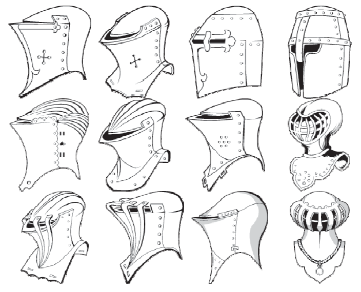 Шлемы и короны в Средние века