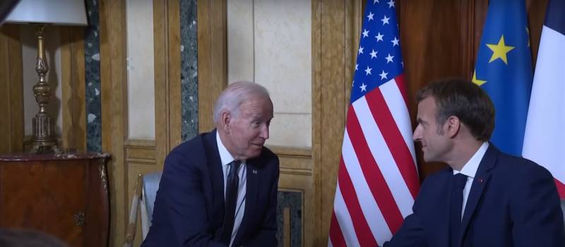 Macron'un Washington'da Biden ile yapacağı görüşmenin konularından biri de Ukrayna'daki enerji krizi olacak.