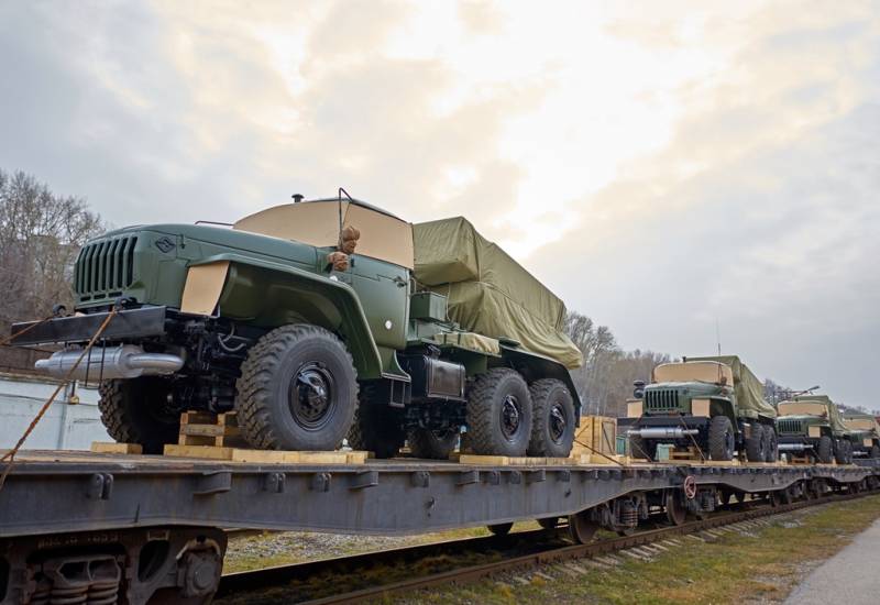 O Ministério da Defesa recebeu um lote de novos MLRS "Tornado-G" e "Tornado-S" antes do previsto