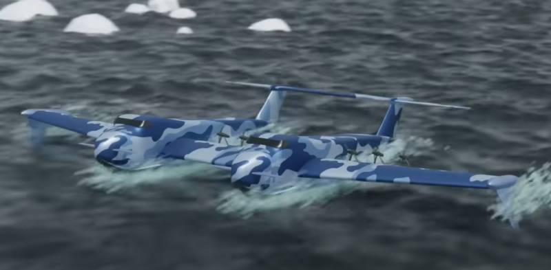 미국에서는 Liberty Lifter 프로그램에 따라 ekranoplan 수상 비행기 제작을위한 예비 계약이 체결되었습니다.