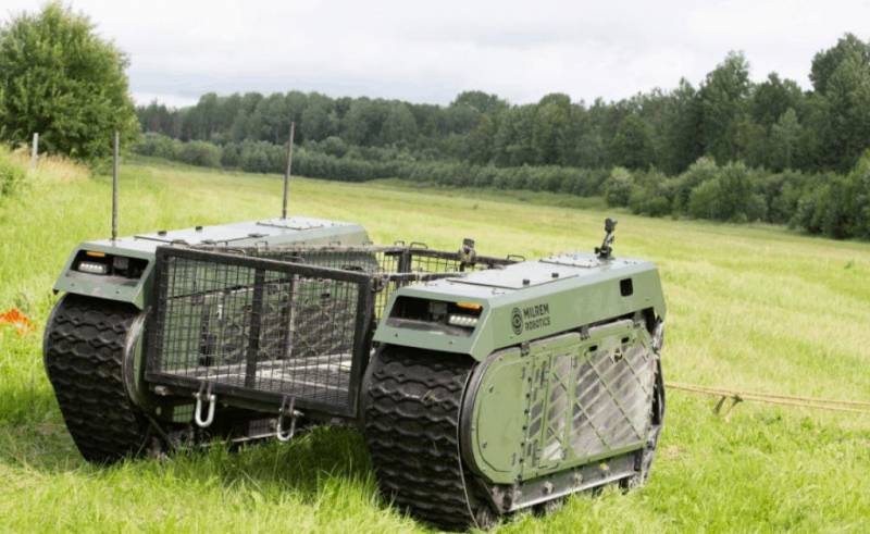 Alman Savunma Bakanlığı, Ukrayna Silahlı Kuvvetlerine bir grup THeMIS robotik platform tedariki için ödeme yapacak.