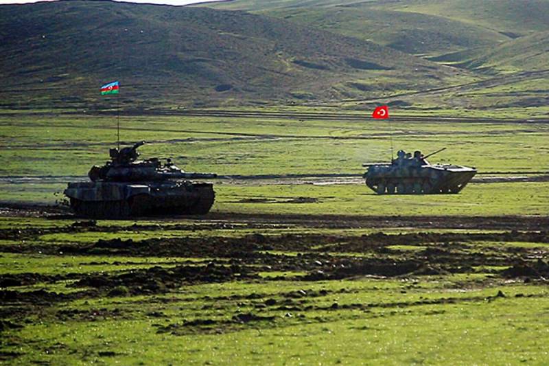 Joint Azerbaijani-Turkish military exercises begin near Baku