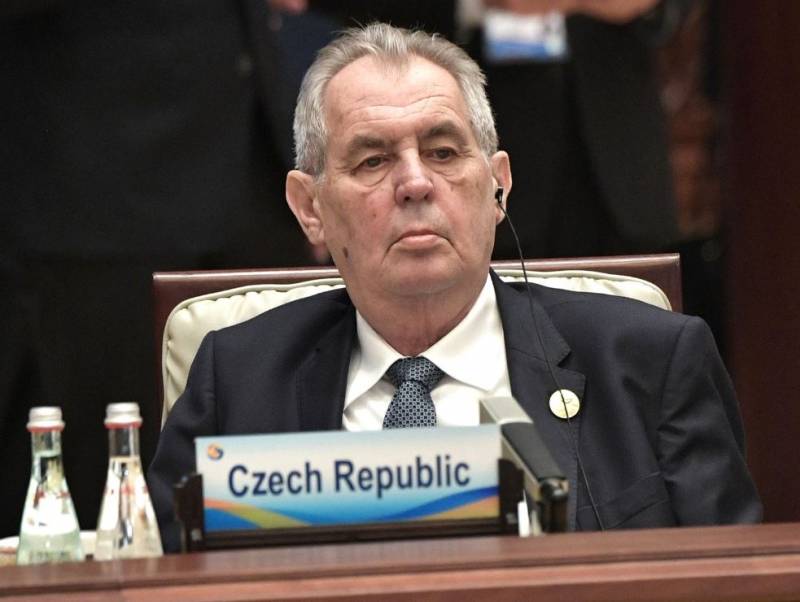 Czech President Zeman said there was a mistake in assessing the President of the Russian Federation and called for more help to Ukraine