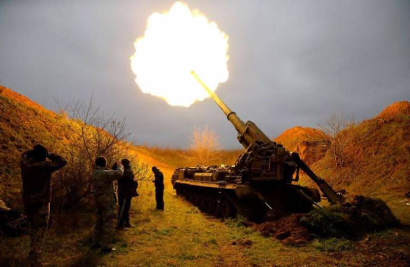 Le unità ucraine vicino a Kremennaya hanno organizzato uno scambio di colpi di artiglieria tra loro