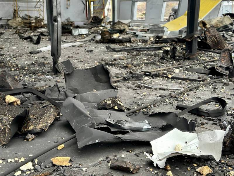 Nomeou as consequências do bombardeio de ontem das Forças Armadas da região de Belgorod