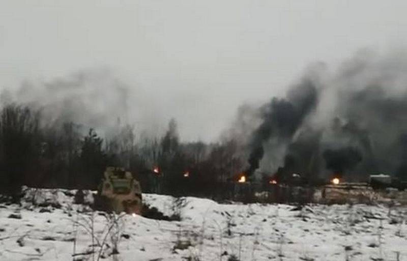 Russian artillery covered a column of Ukrainian equipment near Bakhmut with reserves for the grouping of the Armed Forces of Ukraine