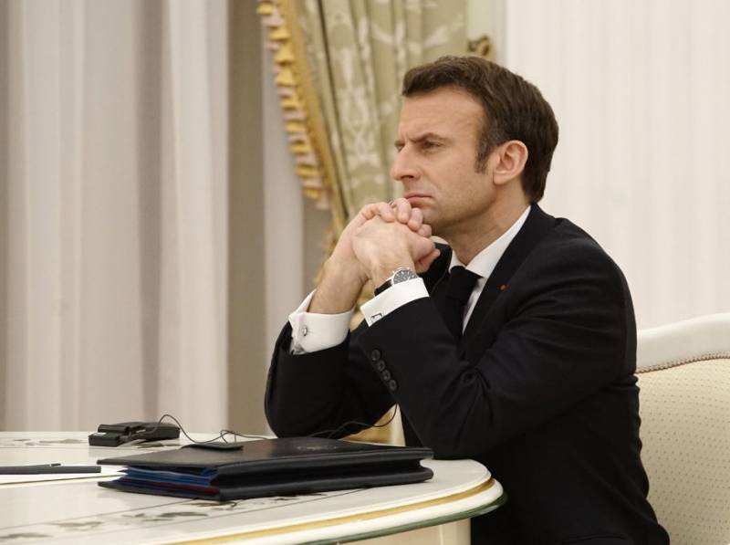 French President Macron called for security guarantees for Russia