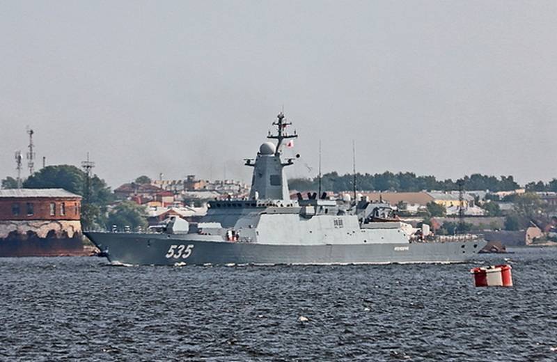 护卫舰“水星”项目 20380 的状态测试正在波罗的海完成