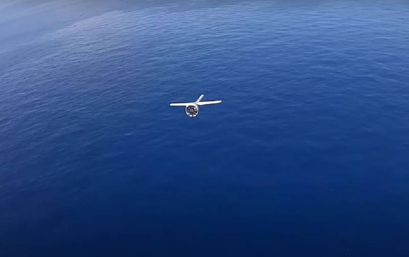 The US Navy is testing the possibility of delivering cargo to ships moving at sea using UAVs