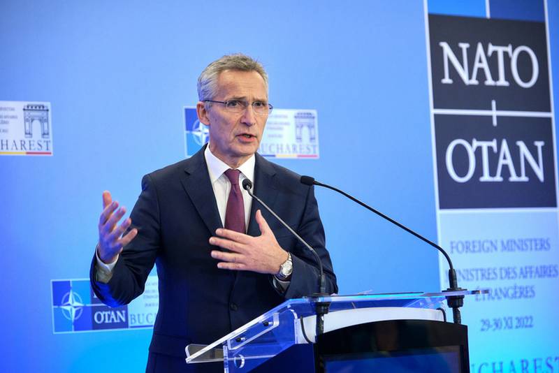NATO 사무총장 Stoltenberg: 동맹은 우크라이나와 러시아 간의 평화 회담 조건을 "보지 못함"