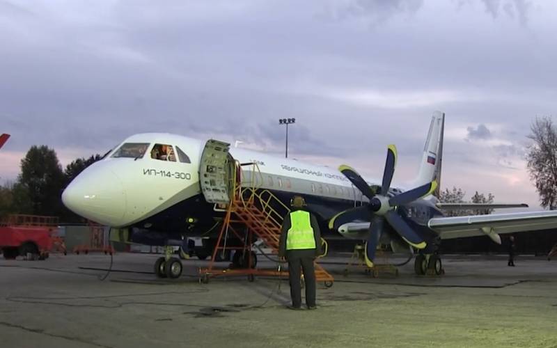 Die russische Regierung stellte Mittel bereit, um das vielversprechende Passagierflugzeug Il-114 fertigzustellen