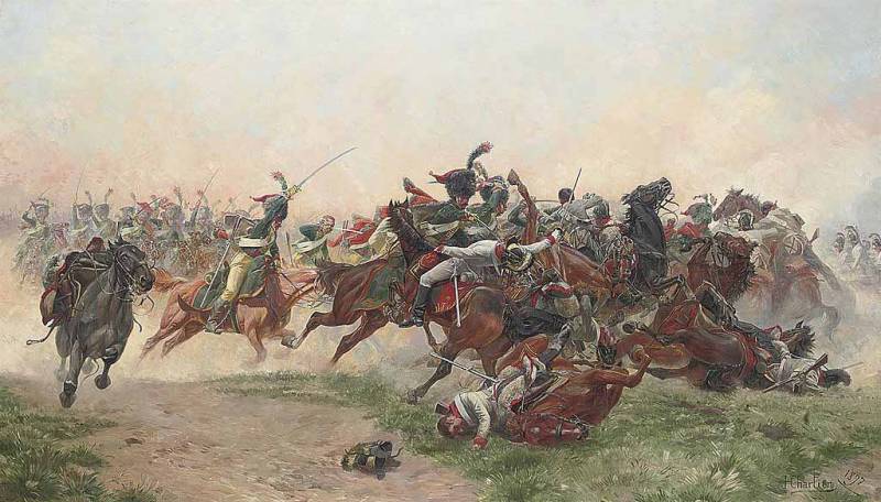 Wagram battle. Bonaparte's last big victory