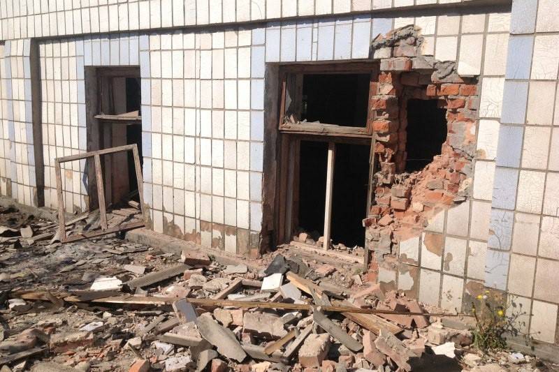 3,8 infrastrutture civili distrutte nel Donbass durante gli anni della guerra