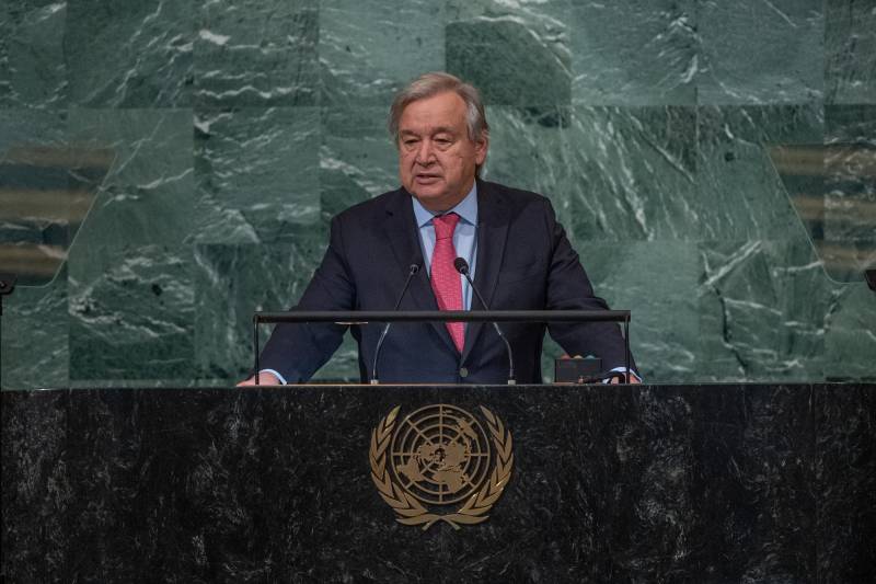 De VN spraken over de wens van Guterres om als bemiddelaar op te treden bij het oplossen van de Oekraïense crisis