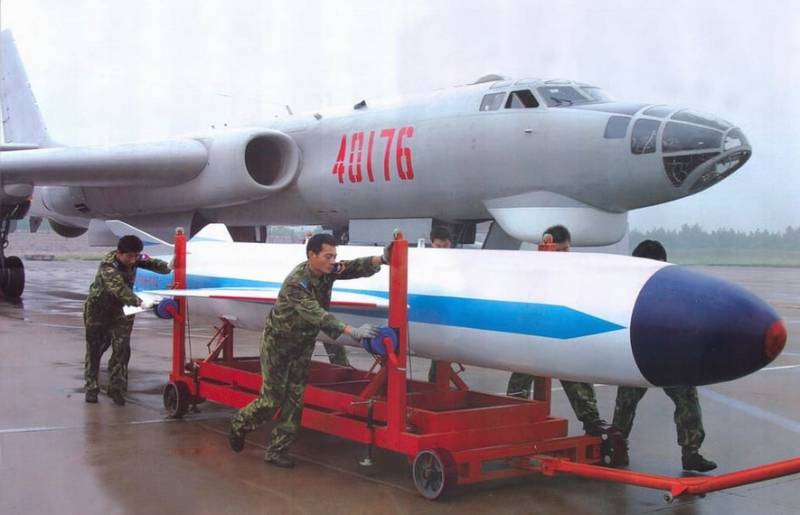 Chinese missiles based on the Soviet P-15 anti-ship missiles