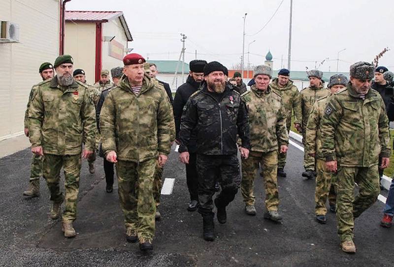 Grozni'de Ulusal Muhafızlar için yeni bir askeri kamp açıldı