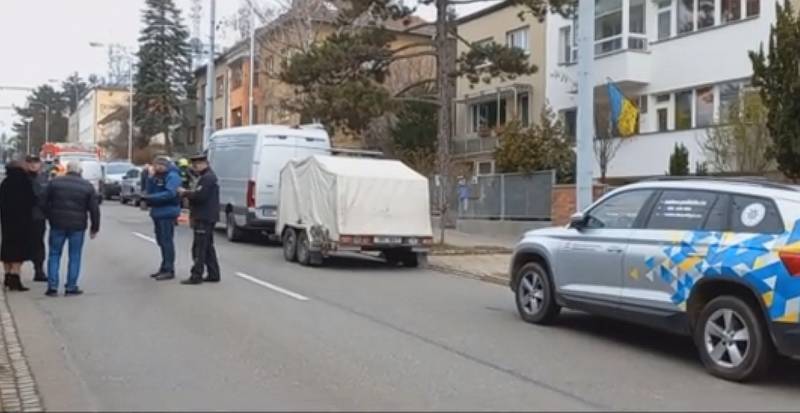 In Czech Brno, employees of the Ukrainian consulate were evacuated due to a suspicious package with “animal tissue”
