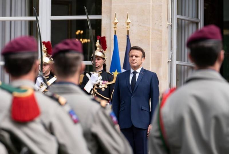 Macron verzette zich als een van zijn partijen tegen de betrokkenheid van Frankrijk bij het gewapende conflict