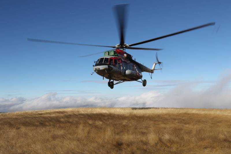 Mi-171A2 헬리콥터는 고지대에서 작동할 수 있습니다.
