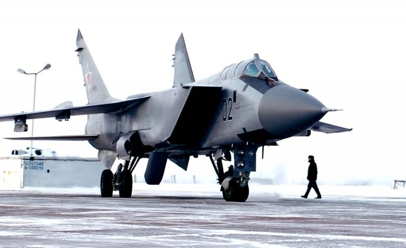 El caza-interceptor ruso MiG-31 se estrelló en Primorie durante un vuelo de entrenamiento