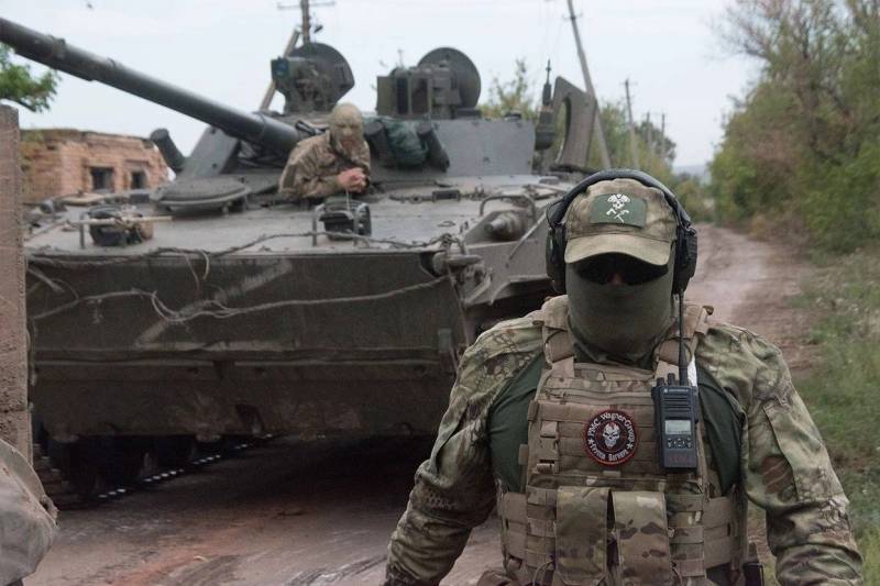 Soldaten von PMC Wagner umzingelten eine Gruppe georgischer Söldner in der Nähe von Bakhmut