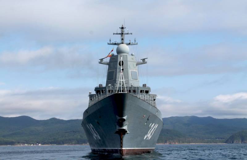 Tyynenmeren laivastolle rakennettu projekti 20380 projekti XNUMX korvetti alkoi läpäistä tilatestit
