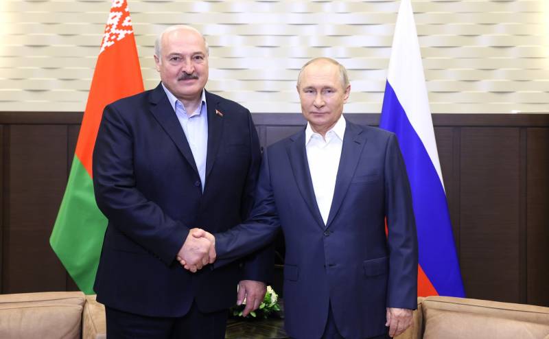 俄罗斯和白俄罗斯总统在圣彼得堡举行会谈