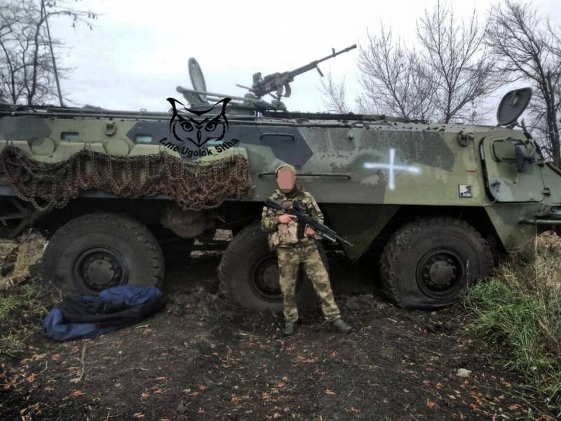Predictable result: the first loss of Ukrainian armored personnel carriers Sisu XA-180