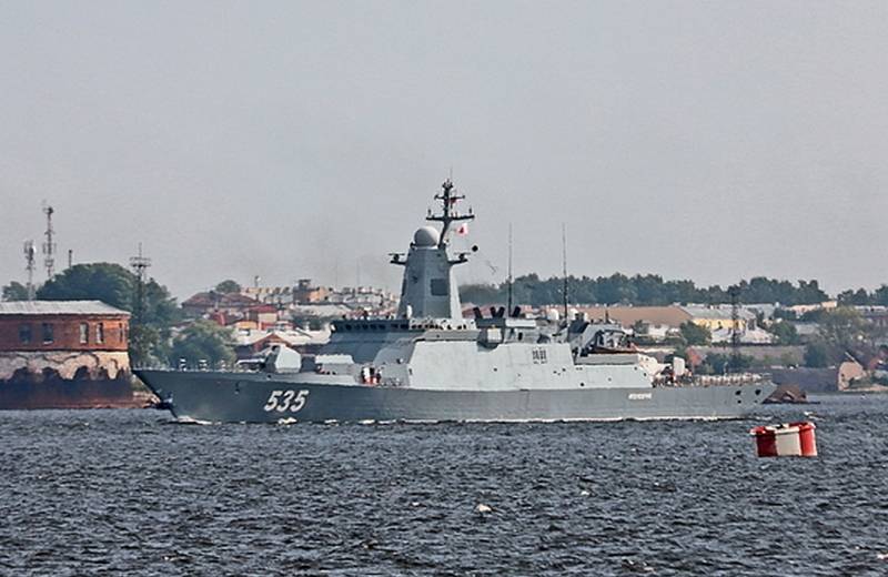 为黑海舰队建造的20380型护卫舰“水星”号进入最后海试阶段