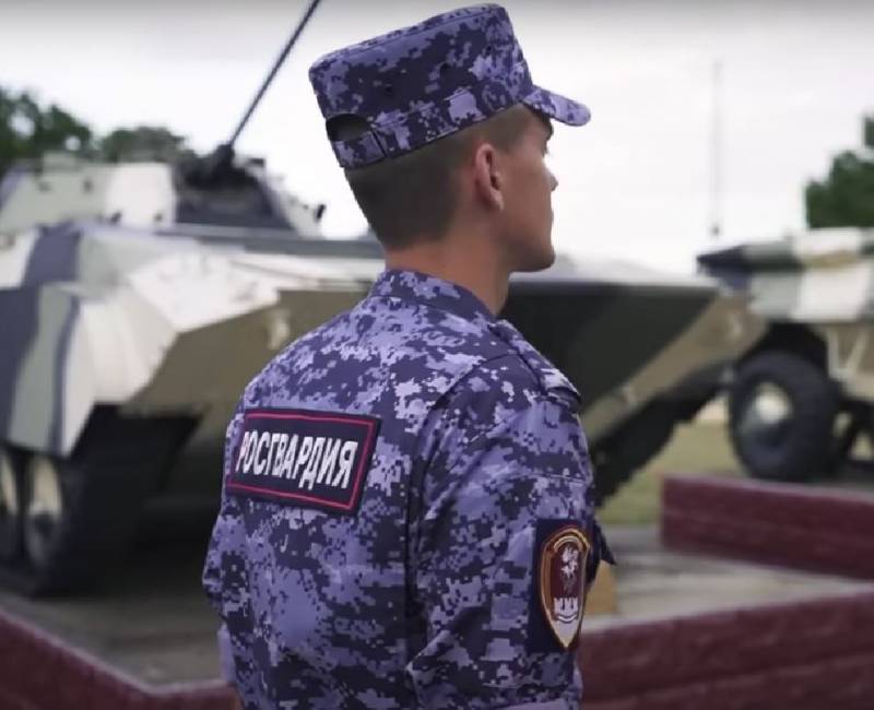 De president van Rusland introduceerde aanvullende sociale garanties voor de militairen van de Nationale Garde