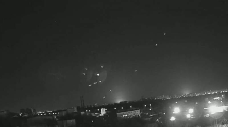 Российские дроны Герань нанесли удары по объектам противника в Киеве и Запорожье