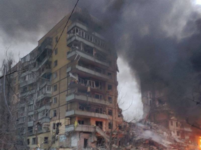 Representante permanente de Rusia ante la ONU: un misil derribado por la defensa aérea ucraniana cayó sobre un edificio residencial en Dnepropetrovsk