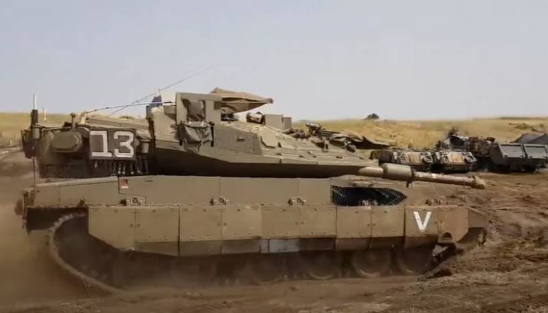 The latest modification of the Israeli Merkava MkV tank entered the IDF ...