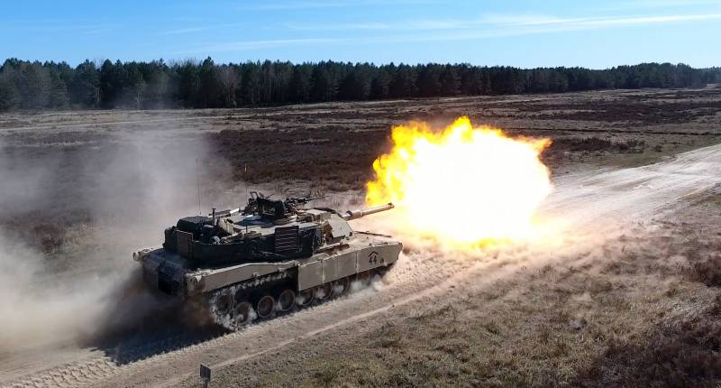 En la prensa estadounidense, se nombra una modificación de los tanques transferidos a las Fuerzas Armadas de Ucrania desde los EE. UU.