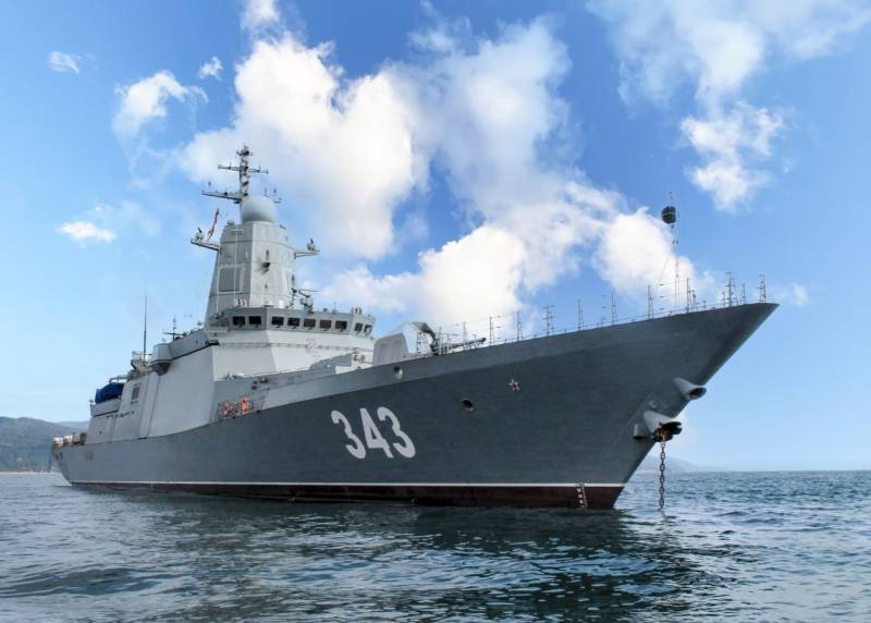 项目 20380 护卫舰“夏普”完成状态测试进行武器测试