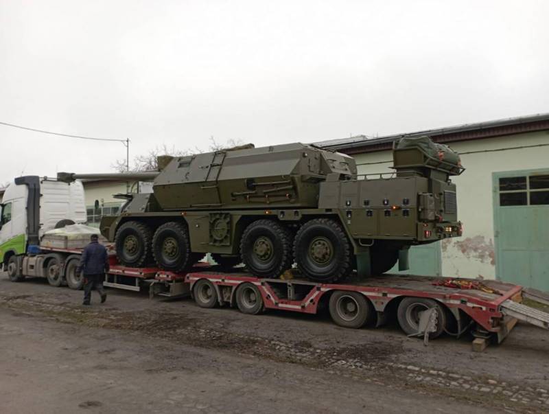 Slovakia completed the contract for the supply of eight 155-mm wheeled self-propelled howitzers Zuzana 2 to Ukraine