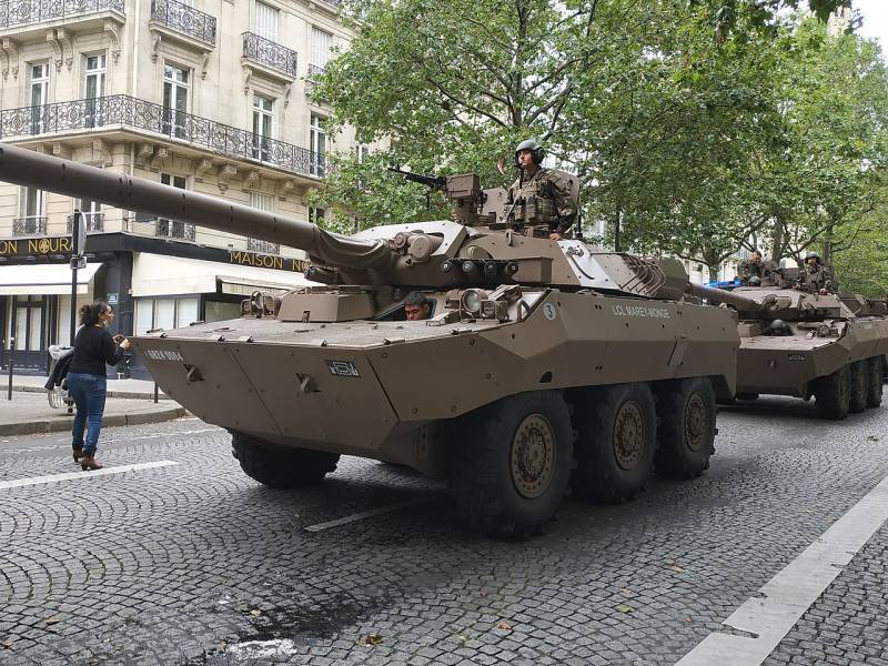 AMX-10RCR mit zusätzlicher Panzerung