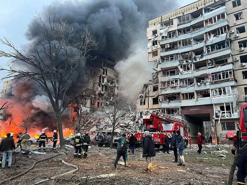 دروغ و بدبینی رژیم کیف: حادثه موشک Kh-22 در دنپروپتروفسک