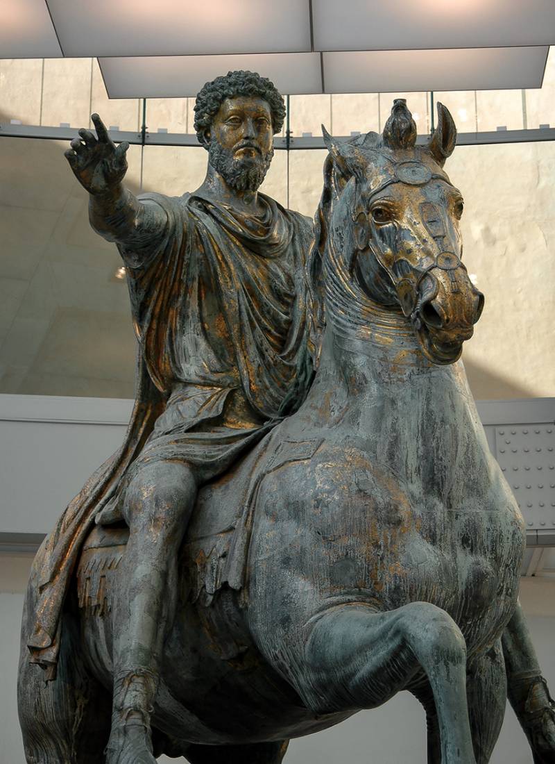 마르쿠스 아우렐리우스. 다섯 "선한 황제"의 마지막