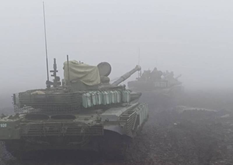 Rus tankları T-90M "Atılım", Herson ve Zaporozhye yönlerinde göründü