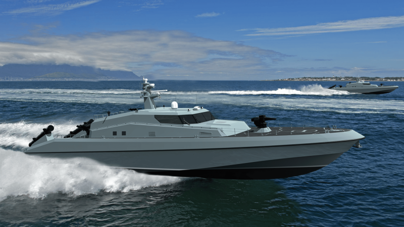 La empresa turca Ares Shipyard presentó dos nuevas lanchas patrulleras interceptoras de alta velocidad