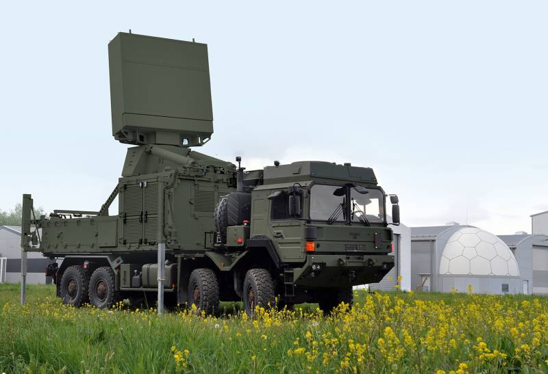 Ukrayna'da Radar Hensoldt TRML-4D