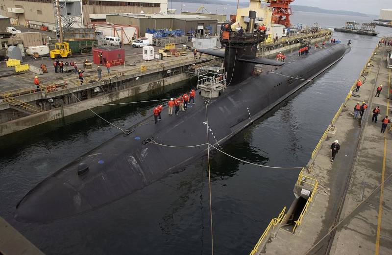 Angkatan Laut AS wiwit kerja kanggo nguatake dermaga kapal selam ing Puget Sound