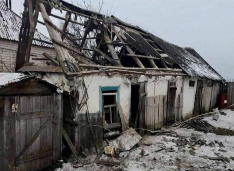 As forças armadas da Ucrânia bombardearam a aldeia de Krasnoe na região de Belgorod